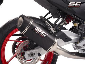 SC Project SC1-S Carbon Fiber Full Exhaust System for Aprilia RS 457
